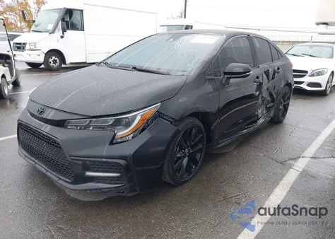 2021 Toyota Corolla Se Nightshade Edition z USA, uszkodzony, nr VIN 5YFS4MCEXMP074565